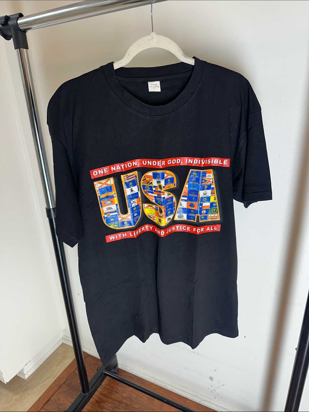 USA Graphic Men's T-Shirt - Black